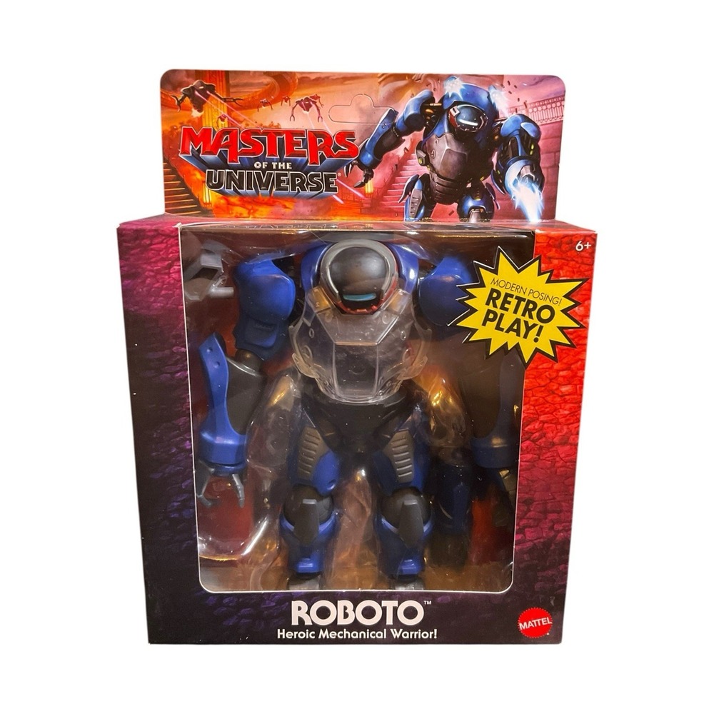 MOTU 2026 Movie Origins Deluxe Roboto Action Figure Unpunched  New In Hand